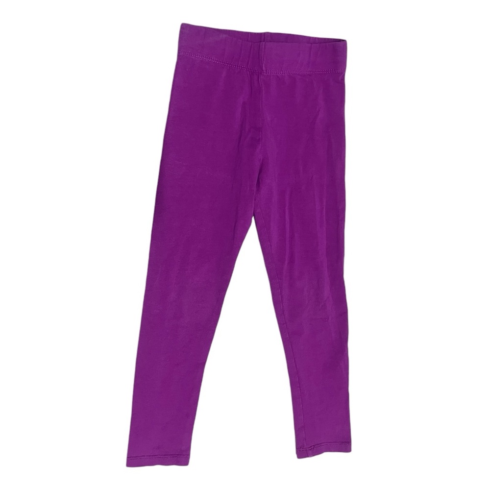 Isaac Mizrahi New York Girls Size 5 / 6 Purple Leggings Cotton Spandex Blend